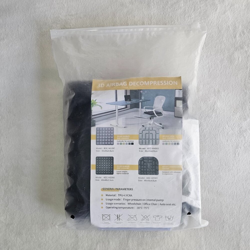 3D Airbag Decompression Cushion Inflatable Chair Air Seat Cushion